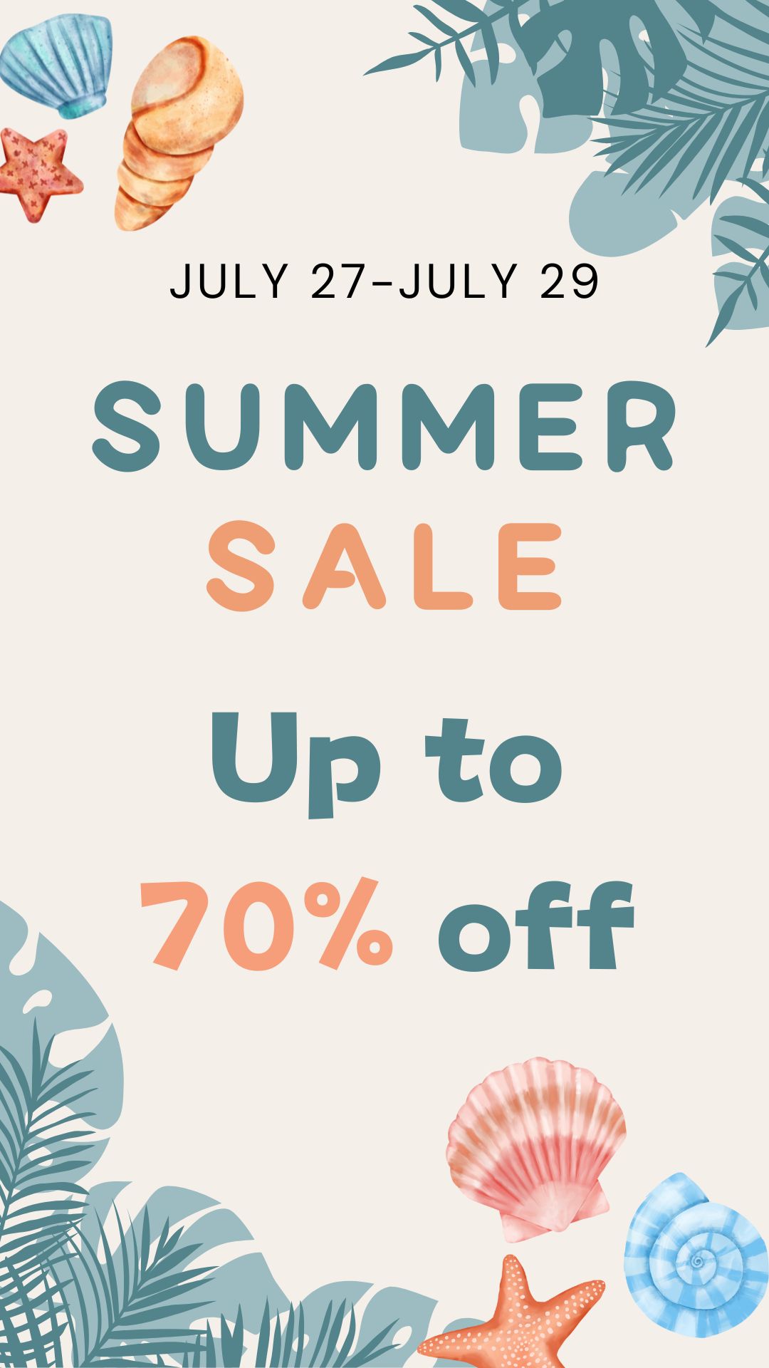 Summer Sale Banner